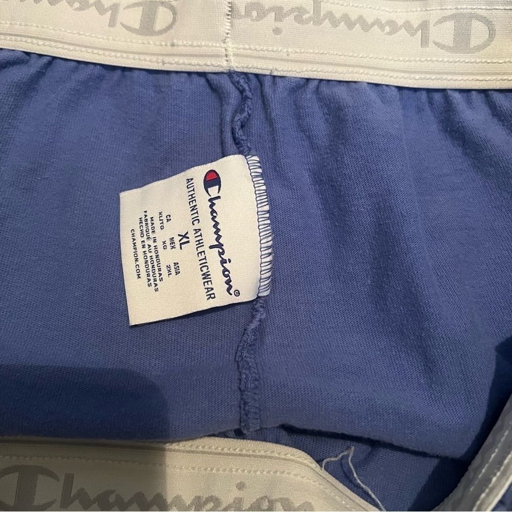 Champion Women's Athletic Shorts in Blue size XL - Picture 3 of 3